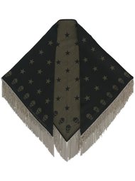 шарф с бахромой  Alexander McQueen
