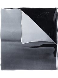 шарф с градиентным принтом Yohji Yamamoto
