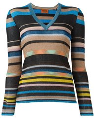 свитер c V-образным вырезом   Missoni