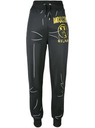 trompe-l'oeil logo trackpants Moschino