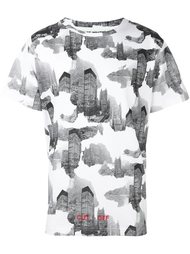 футболка с принтом небоскребов Off-White