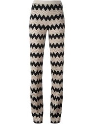 брюки с узором-елочкой Missoni