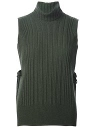 свитер без рукавов в рубчик Maison Margiela