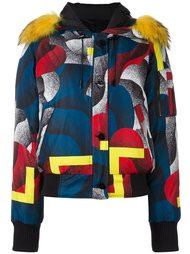'Tech Corners And Flowers' puffer jacket Kenzo