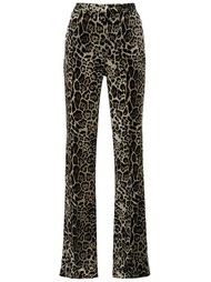 брюки с леопардовым принтом  Roberto Cavalli