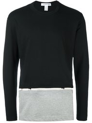 толстовка дизайна колор-блок Comme Des Garçons Shirt