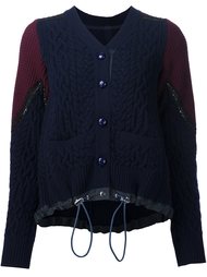 кардиган на резинке  Sacai