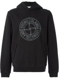 толстовка с принтом логотипа  Stone Island