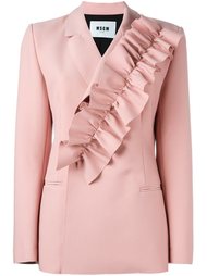 пиджак с оборками  MSGM
