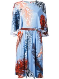 платье с принтом перьев Emilio Pucci