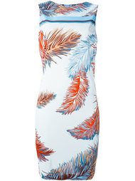 платье с принтом перьев Emilio Pucci