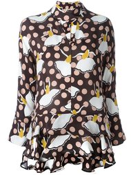 блузка с узором Marni