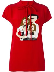 футболка с аппликацией 'Family' Dolce &amp; Gabbana