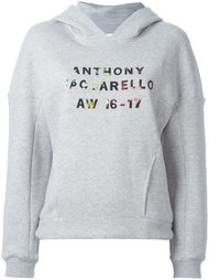 толстовка с принтом логотипа Anthony Vaccarello