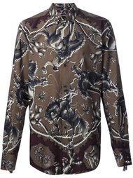 рубашка с рисунком в виде лошадей Dolce &amp; Gabbana