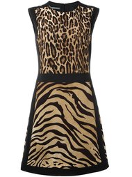 платье с леопардовым принтом   Alberta Ferretti