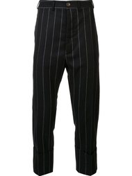 укороченные брюки в полоску Vivienne Westwood Man