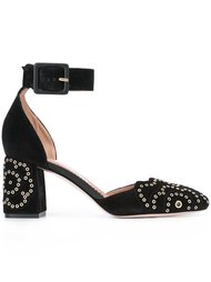 туфли-лодочки с декоративными люверсами Red Valentino