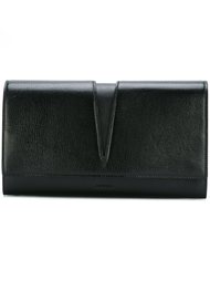 клатч с откидным клапаном Jil Sander