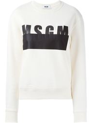 толстовка с логотипом MSGM