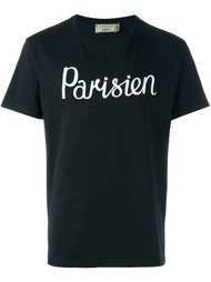 футболка с принтом 'Parisien' Maison Kitsuné