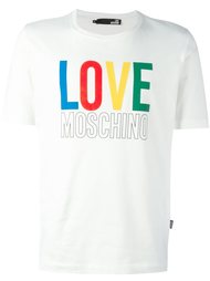 футболка с принтом логотипа Love Moschino