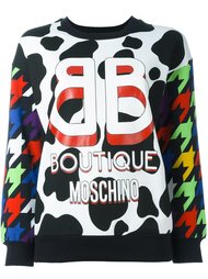 толстовка с принтом логотипа Boutique Moschino