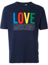 футболка с логотипом Love Moschino