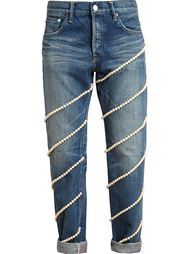 джинсы с нитями из жемчуга Tu Es Mon Tresor