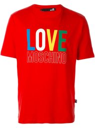 футболка с логотипом Love Moschino