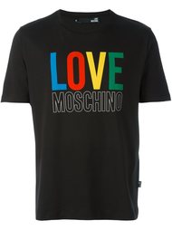 футболка с логотипом Love Moschino