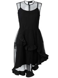 асимметричное платье с оборками Simone Rocha