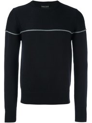 толстовка с контрастной полосой Emporio Armani