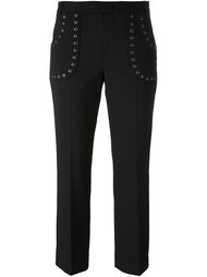 укороченные брюки с люверсами Red Valentino