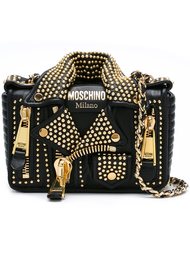 байкерская сумка на плечо Moschino