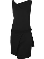 асимметричное платье с драпировкой Ann Demeulemeester