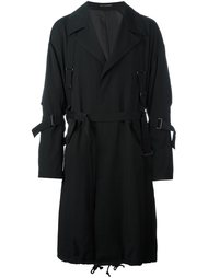 пальто с регулируемыми ремешками Yohji Yamamoto