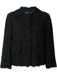 кружевной жакет с цветочным узором Dolce &amp; Gabbana