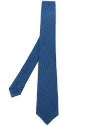 галстук с цветочным узором Kiton