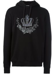 толстовка с капюшоном и вышивкой Dolce & Gabbana