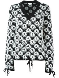 frayed intarsia jumper Chloé