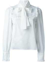 блузка с бантом Red Valentino