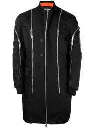 пальто с декоративными молниями Dsquared2