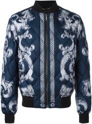 стеганая куртка-бомбер 'Lenticular Foulard'  Versace
