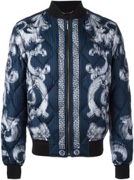 стеганая куртка-бомбер 'Lenticular Foulard'  Versace