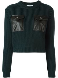 свитер с карманами  Carven