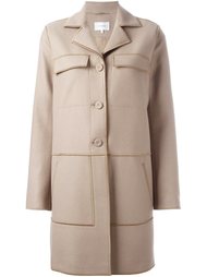 однобортное пальто Carven