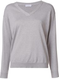 свитер c V-образным вырезом Brunello Cucinelli