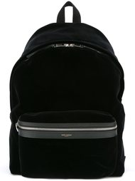 бархатный рюкзак 'City' Saint Laurent