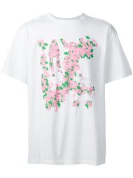 футболка с цветочным принтом Julien David